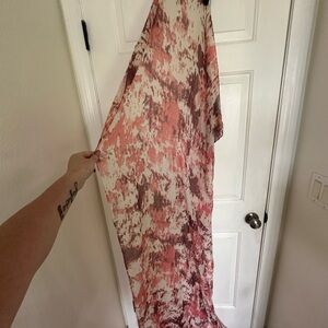 West Loop Orange and Brown Scarf